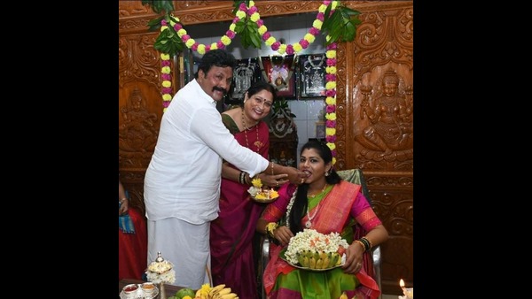 BC Patil daughter Shrushti Patil shares Baby Shower ceremony photo