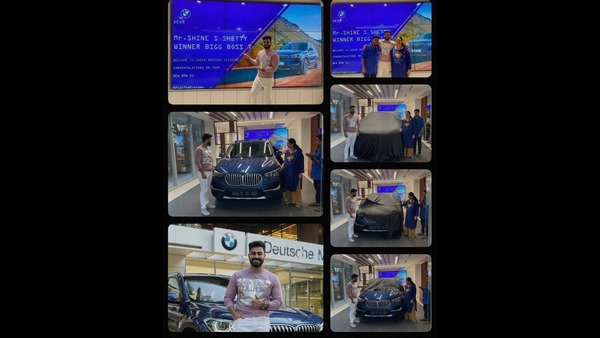 TV actor Shine Shetty buys new BMW car TV actor Shine Shetty buys new BMW car