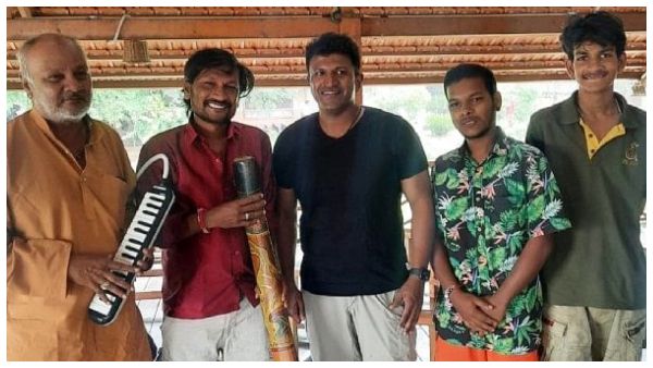 ಸ್ಥಳೀಯ ಕಲಾವಿದರ ಸಂಗೀತಕ್ಕೆ ತಲೆದೂಗಿದ ಪುನೀತ್