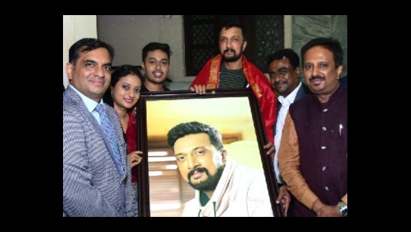 Rotary International Chandrapura Members Felicitate Actor Sudeep Rotary International Chandrapura Members Felicitate Actor Sudeep