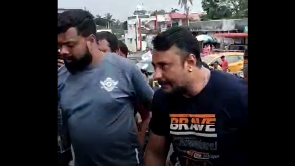 Actor Darshan Visited to Beluru Chennakeshava Temple Actor Darshan Visited to Beluru Chennakeshava Temple