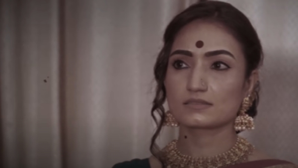 Actress Vaishnavi Gowda re-created Minuguthare Kalpanas look Actress Vaishnavi Gowda re-created Minuguthare Kalpanas look