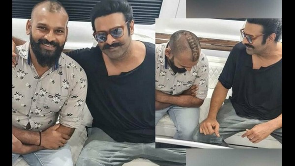 'ಪ್ರಭಾಸ್' ಹೇರ್ಸ್ಟೈಲ್ ಮಾಡಿಸಿಕೊಂಡ ಅಭಿಮಾನಿ