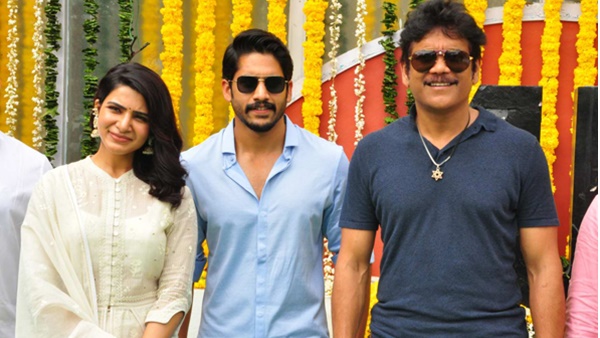 Samantha visits ex father in law Nagarjuna studio Samantha visits ex father in law Nagarjuna studio