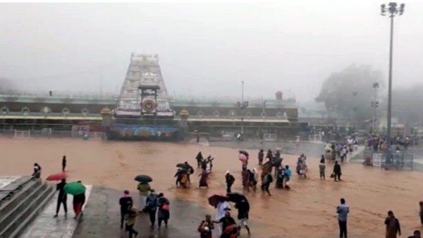 ತಿರುಪತಿ, ನೆಲ್ಲೂರು, ಚಿತ್ತೂರುಗಳಲ್ಲಿ ಪ್ರವಾಹ