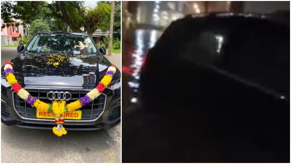 777 Charlie Star Rakshit Shetty Car Drowned In Heavy Rain in Bangalore Near Nayanda Halli 777 Charlie Star Rakshit Shetty Car Drowned In Heavy Rain in Bangalore Near Nayanda Halli