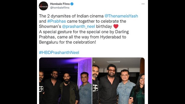 'ಶೋಮ್ಯಾನ್' ಪ್ರಶಾಂತ್ ನೀಲ್ ಎಂದ ಹೊಂಬಾಳೆ