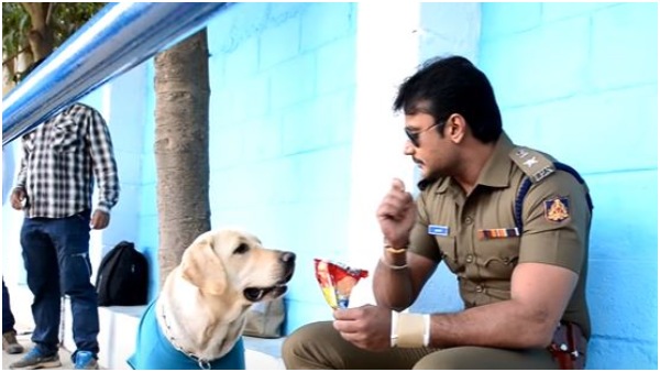 ಶ್ವಾನದೊಂದಿಗೆ ದರ್ಶನ್ ಆಟ