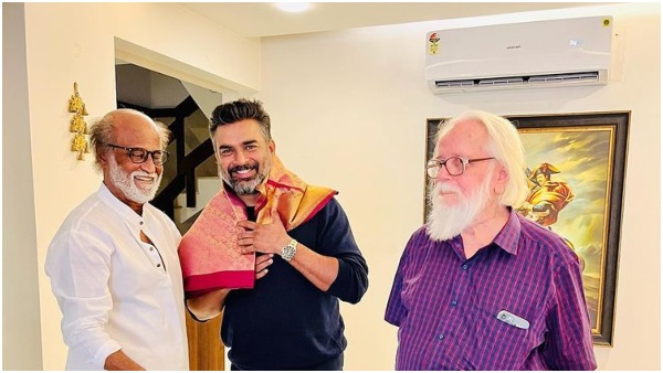 ಮಾಧವನ್ ಹಾಗೂ ರಜನಿ ಭೇಟಿ