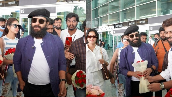 Chiyaan Vikram in Bangalore for Cobra movie promotion Chiyaan Vikram in Bangalore for Cobra movie promotion