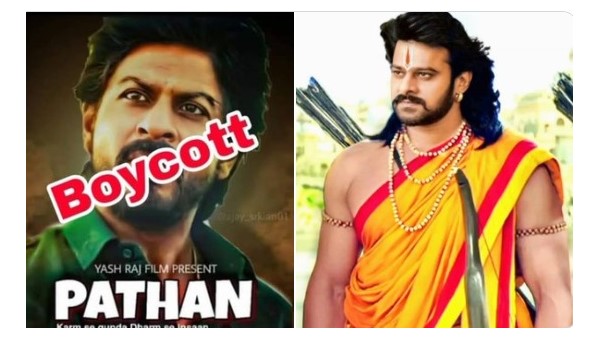 'ಪಠಾಣ್' ನಿಷೇಧಿಸಿ 'ಆದಿಪುರುಷ್' ಬೆಂಬಲಿಸಿ ಅಭಿಯಾನ