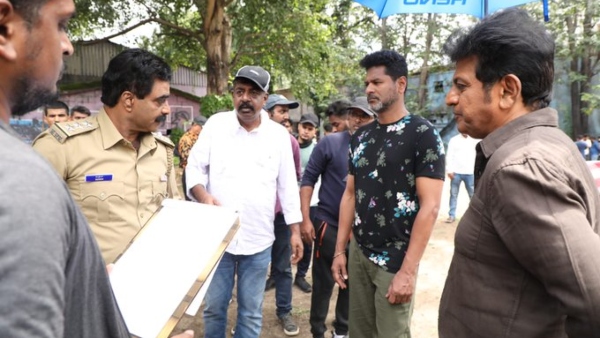 ಸೆಟ್ನಲ್ಲಿ ಶಿವಣ್ಣ, ಪ್ರಭುದೇವ!