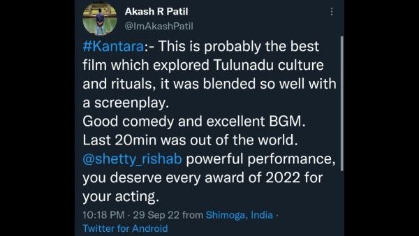 2022ರ ಎಲ್ಲಾ ಪ್ರಶಸ್ತಿ ರಿಷಬ್ ಶೆಟ್ಟಿಗೆ ಸಲ್ಲಬೇಕು
