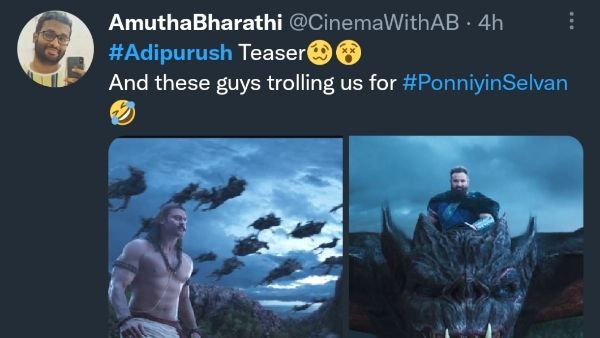 ಇವರು ಪೊನ್ನಿಯಿನ್ ಸೆಲ್ವನ್ ಟ್ರೋಲ್ ಮಾಡ್ತಿದ್ರು