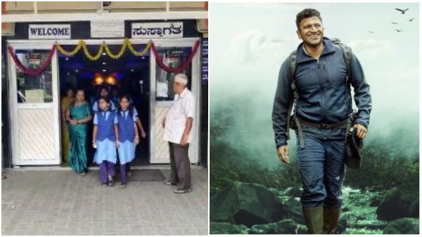 ಥಿಯೇಟರ್ನಲ್ಲಿ ಪುನೀತ್ ಪುತ್ಥಳಿ ಅನಾವರಣ