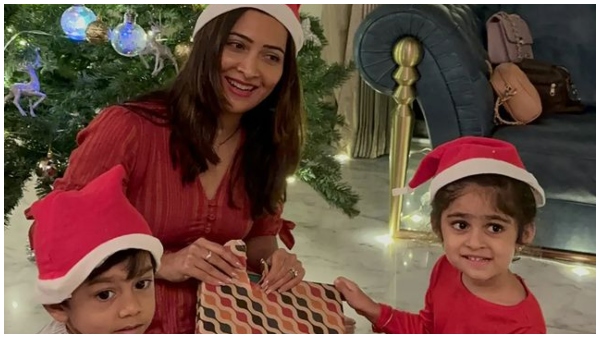 Radhika Pandits Christmas greetings for fans feature Ayra and Yatharv Radhika Pandits Christmas greetings for fans feature Ayra and Yatharv