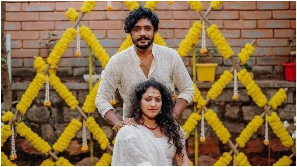Haripriya And Vasishta Simha Marriage And Arishina Shastra Photos Goes Viral Haripriya And Vasishta Simha Marriage And Arishina Shastra Photos Goes Viral